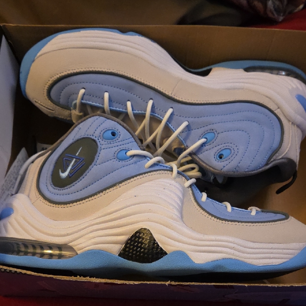Kids Blue and White Sneakers
